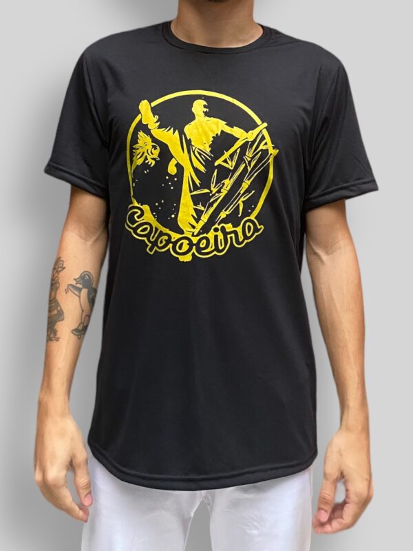 Camiseta de Capoeira com Estampa Frontal